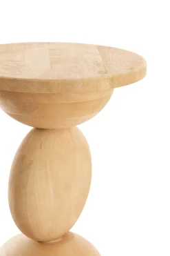 Light & Living Bijzettafel Mirto Naturel Ø40cm