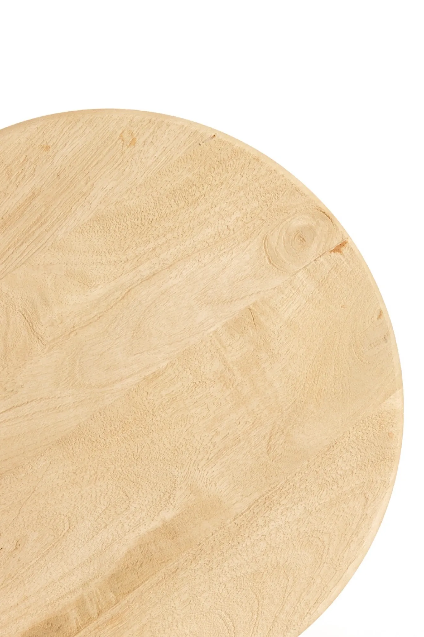 Light & Living Bijzettafel Mirto Naturel Ø40cm