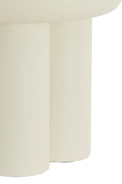 Light & Living Bijzettafel Mizuho Crème Ø50cm