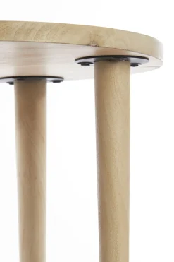 Light & Living Bijzettafel Qiano Mangohout Ø45cm