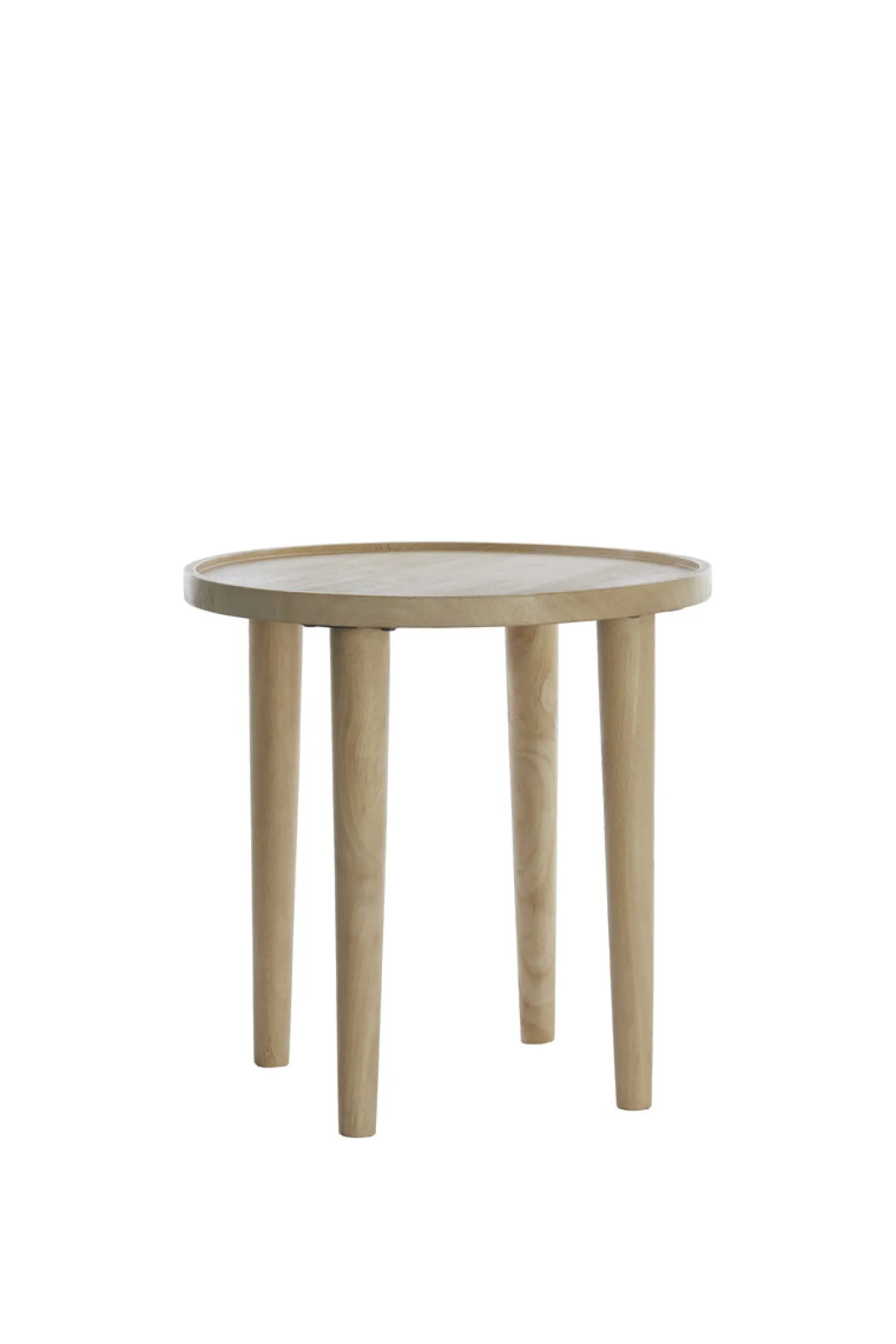 Light & Living Bijzettafel Qiano Mangohout Ø45cm