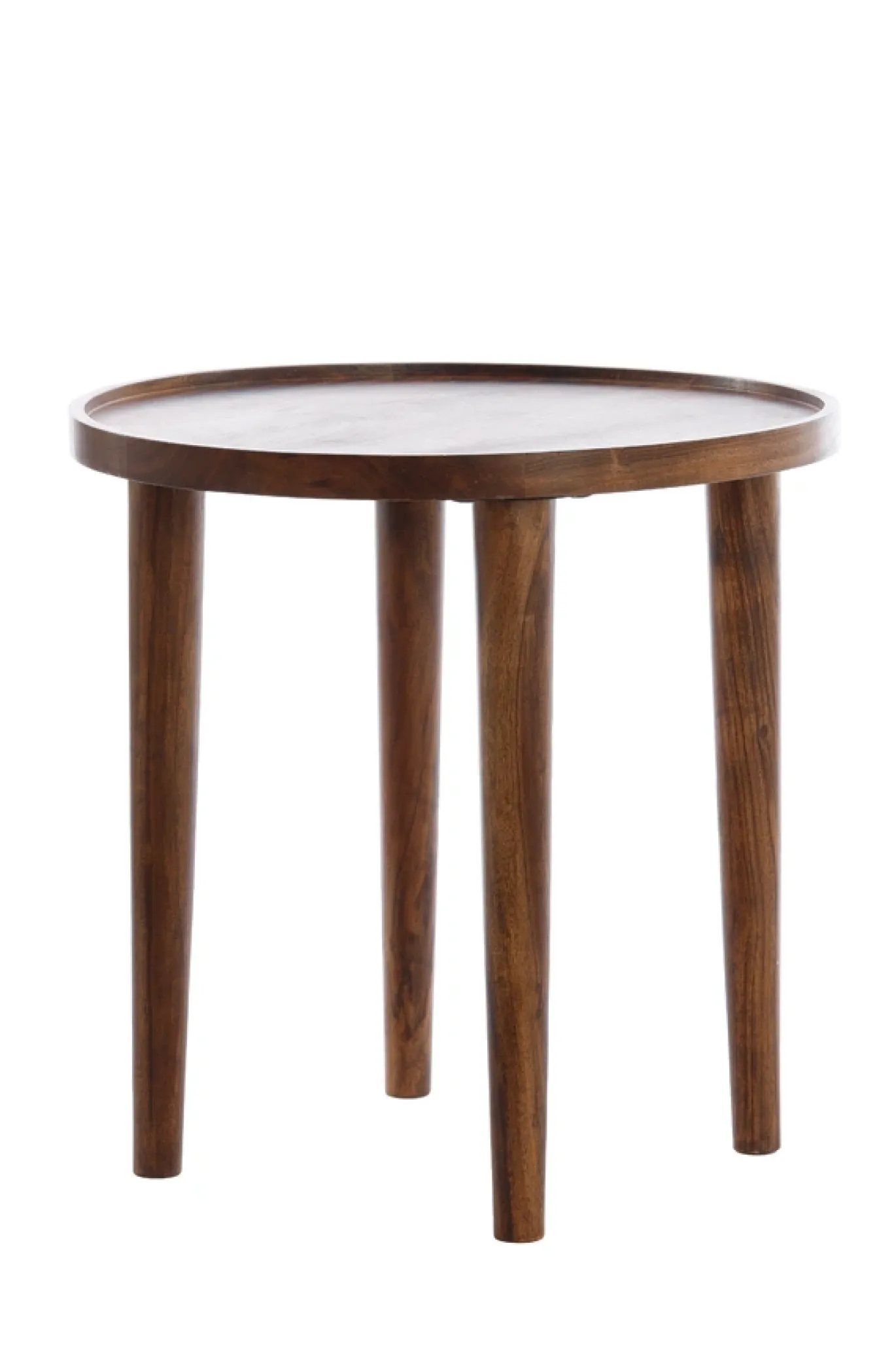 Light & Living Bijzettafel Qiano Acaciahout Ø45cm