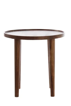 Light & Living Bijzettafel Qiano Acaciahout Ø45cm