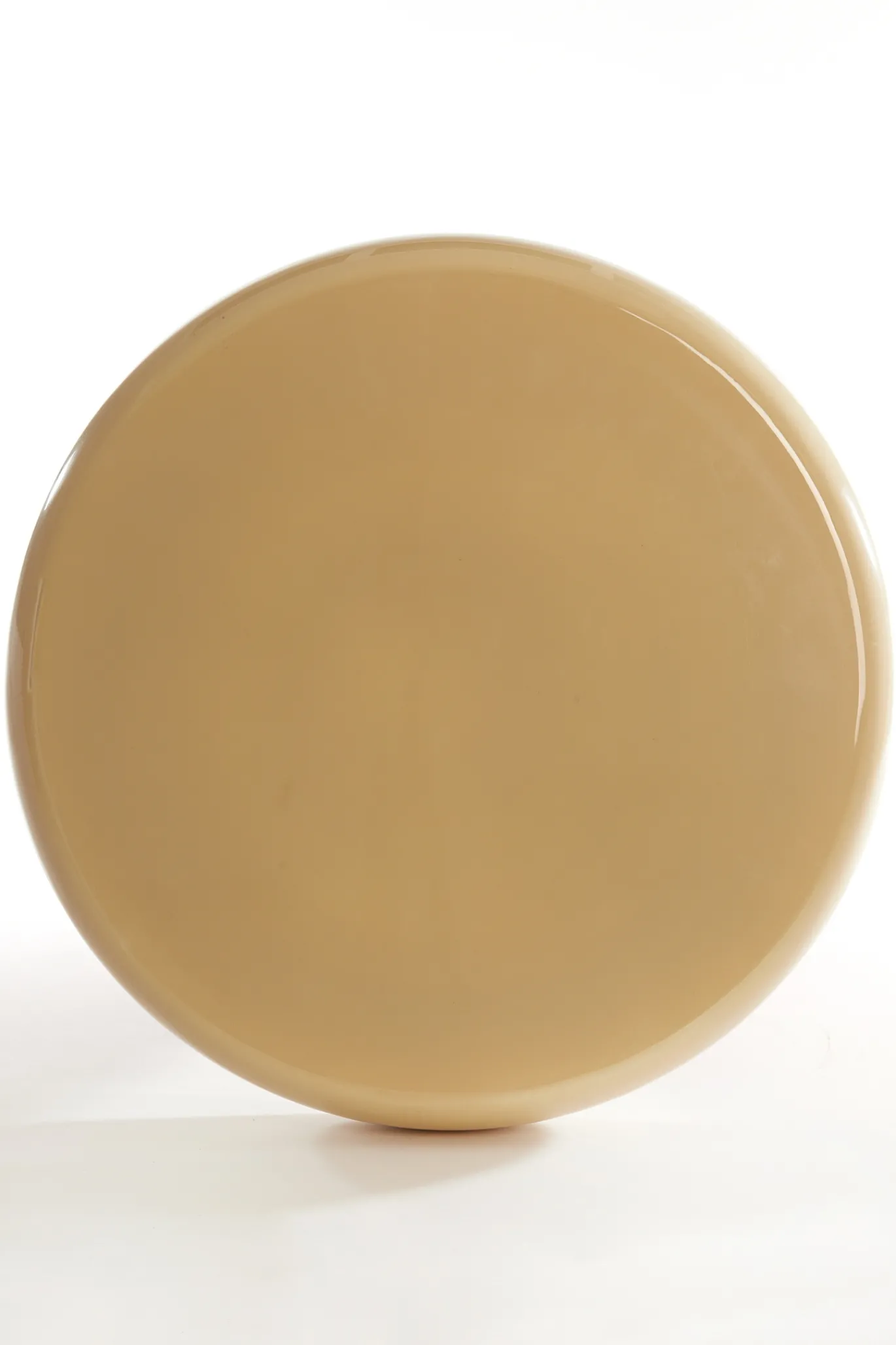 Light & Living Bijzettafel Sakiz Crème/Oranje Ø40cm