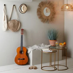 Light & Living Bijzettafel Set van 2 Duarte Glas Goud Ø40/Ø50cm
