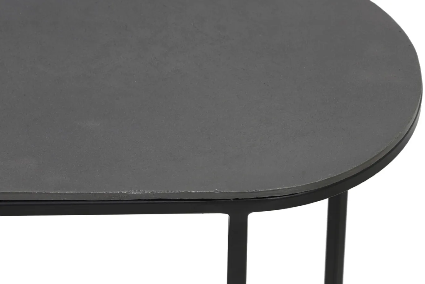 Light & Living Bijzettafel Set van 2 Bocov Antiek Lood 53x26cm