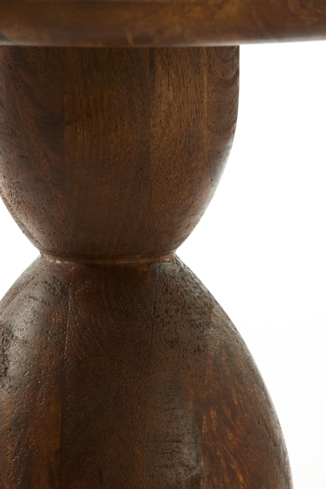 Light & Living Bijzettafel Torir Mangohout Bruin Ø40cm