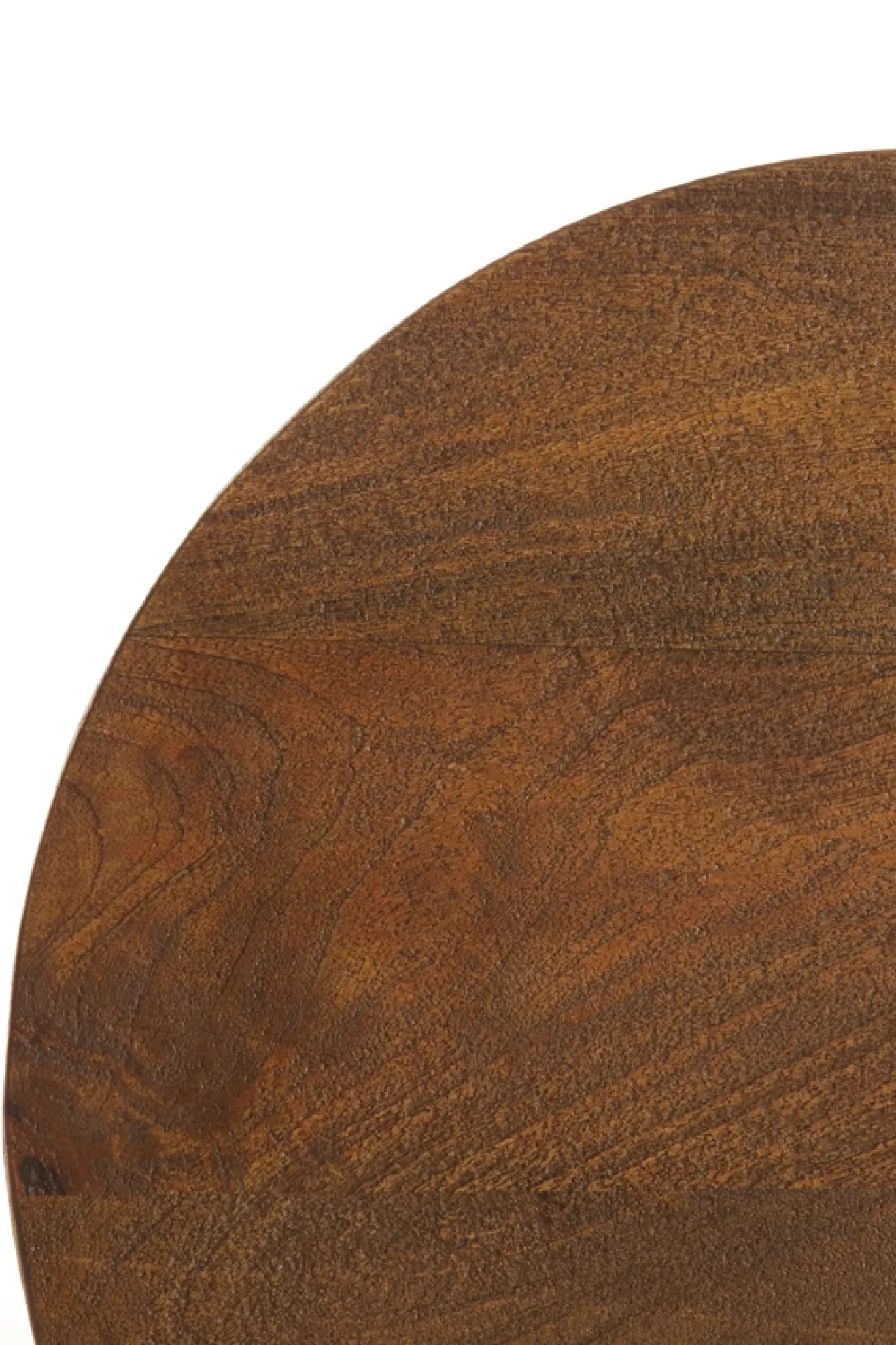 Light & Living Bijzettafel Torir Mangohout Bruin Ø40cm
