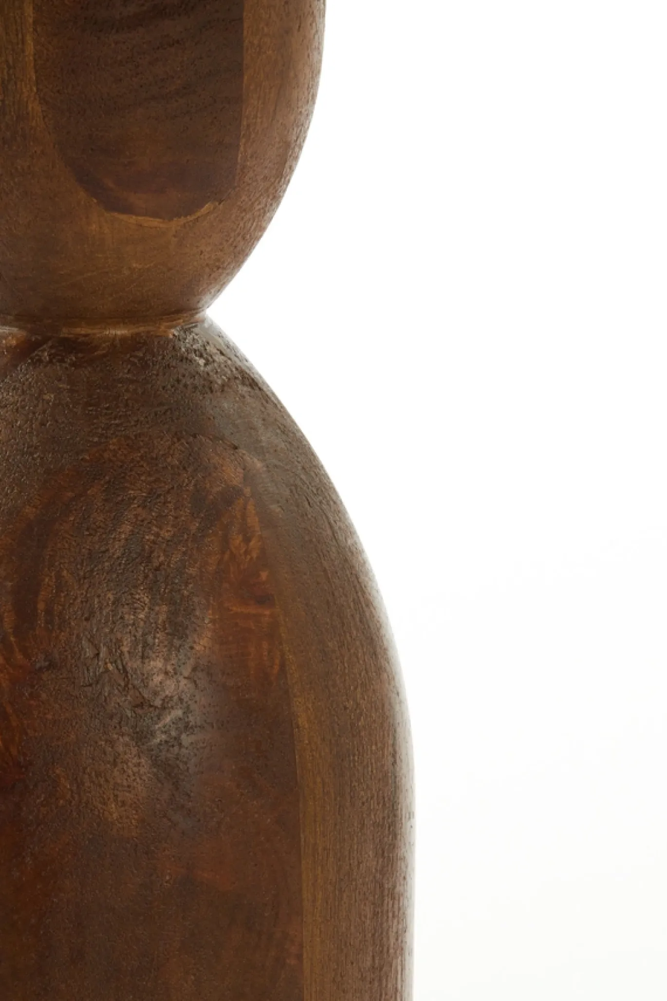 Light & Living Bijzettafel Torir Mangohout Bruin Ø40cm