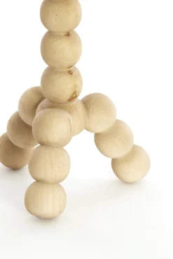 Light & Living Bijzettafel Veglio Mat Naturel Ø35cm