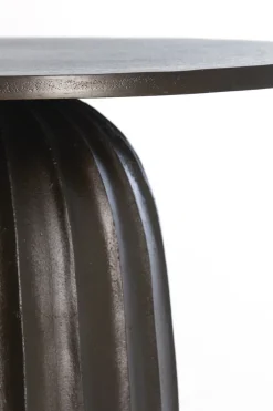 Light & Living Bijzettafel Veglia Walnoot Ø60cm