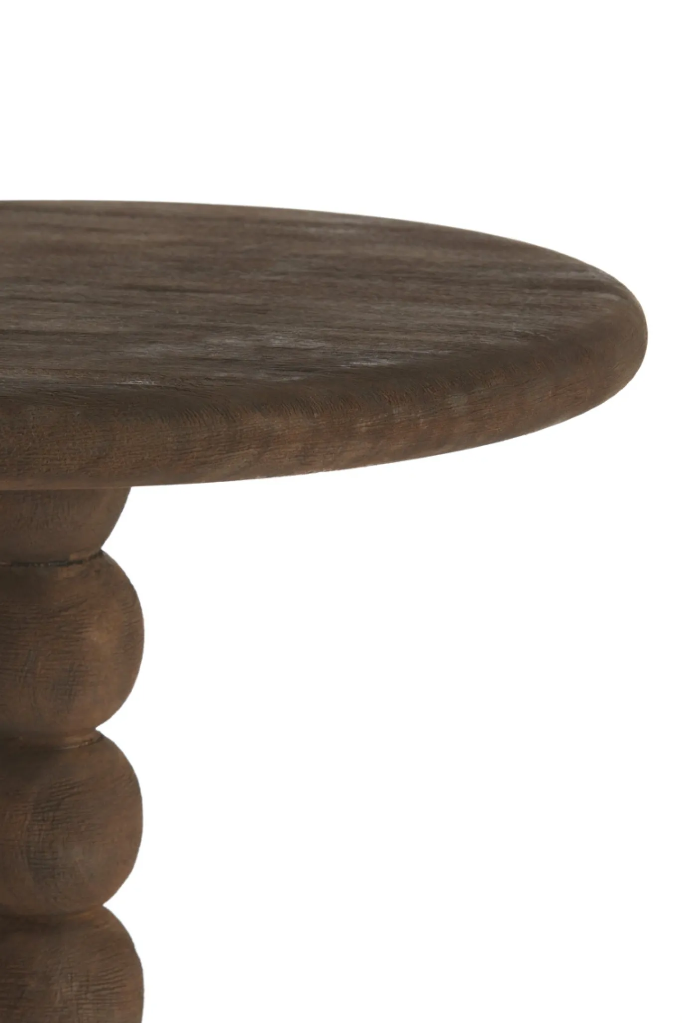 Light & Living Bijzettafel Veglio Mat Walnoot Ø35cm