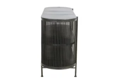 Light & Living Dressoir Open Yinthe Zwart 149cm