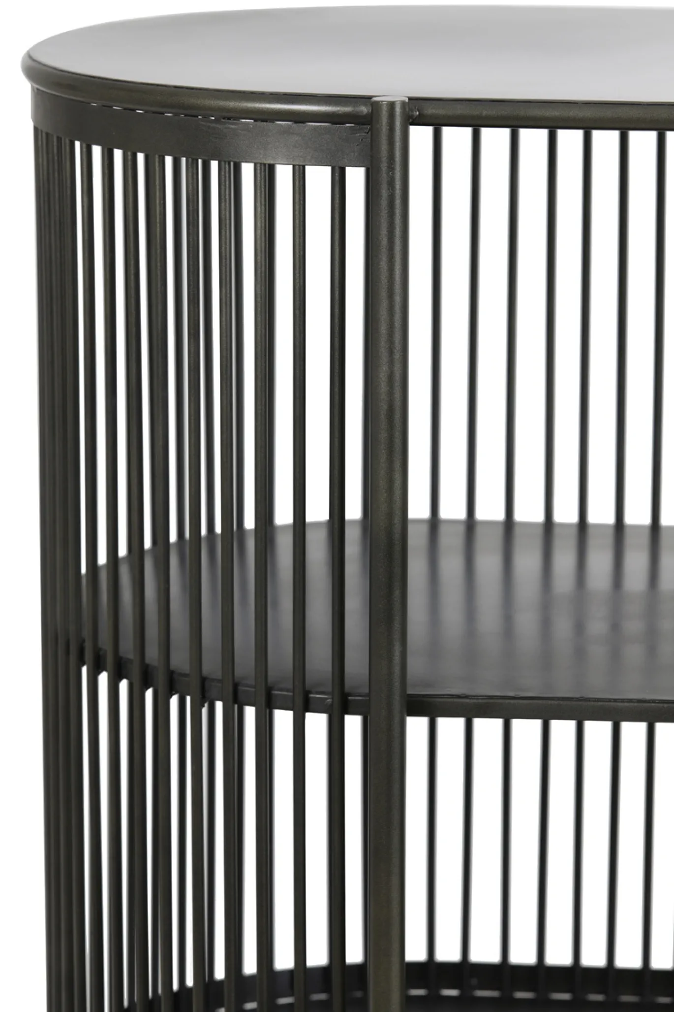 Light & Living Dressoir Open Yinthe Zwart 149cm