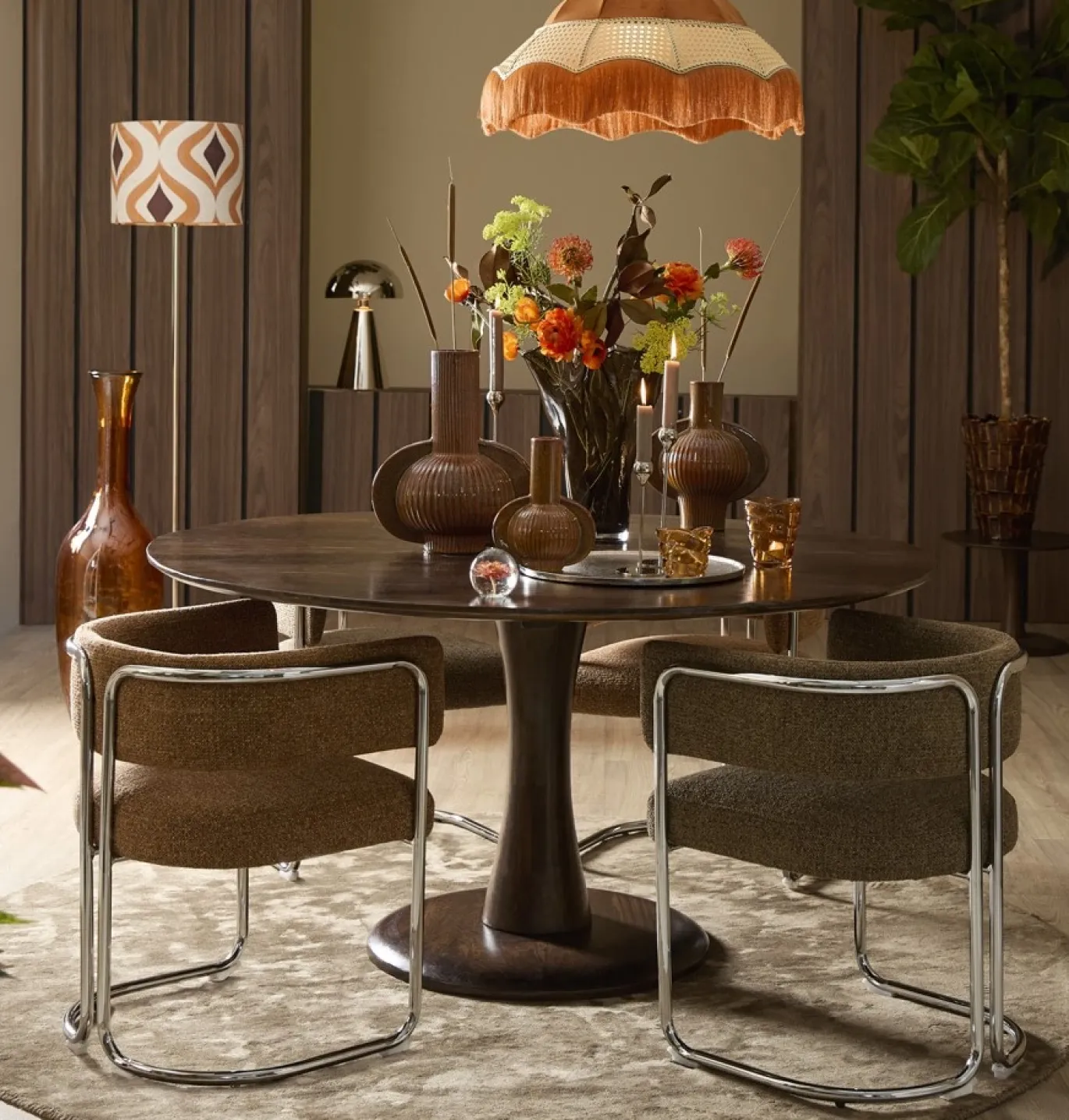 Light & Living Eetkamerstoel Adante Karamel