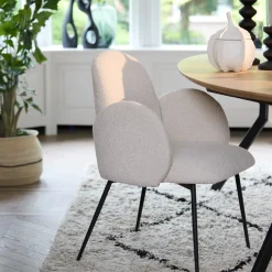 Light & Living Eetkamerstoel Chiba Crème
