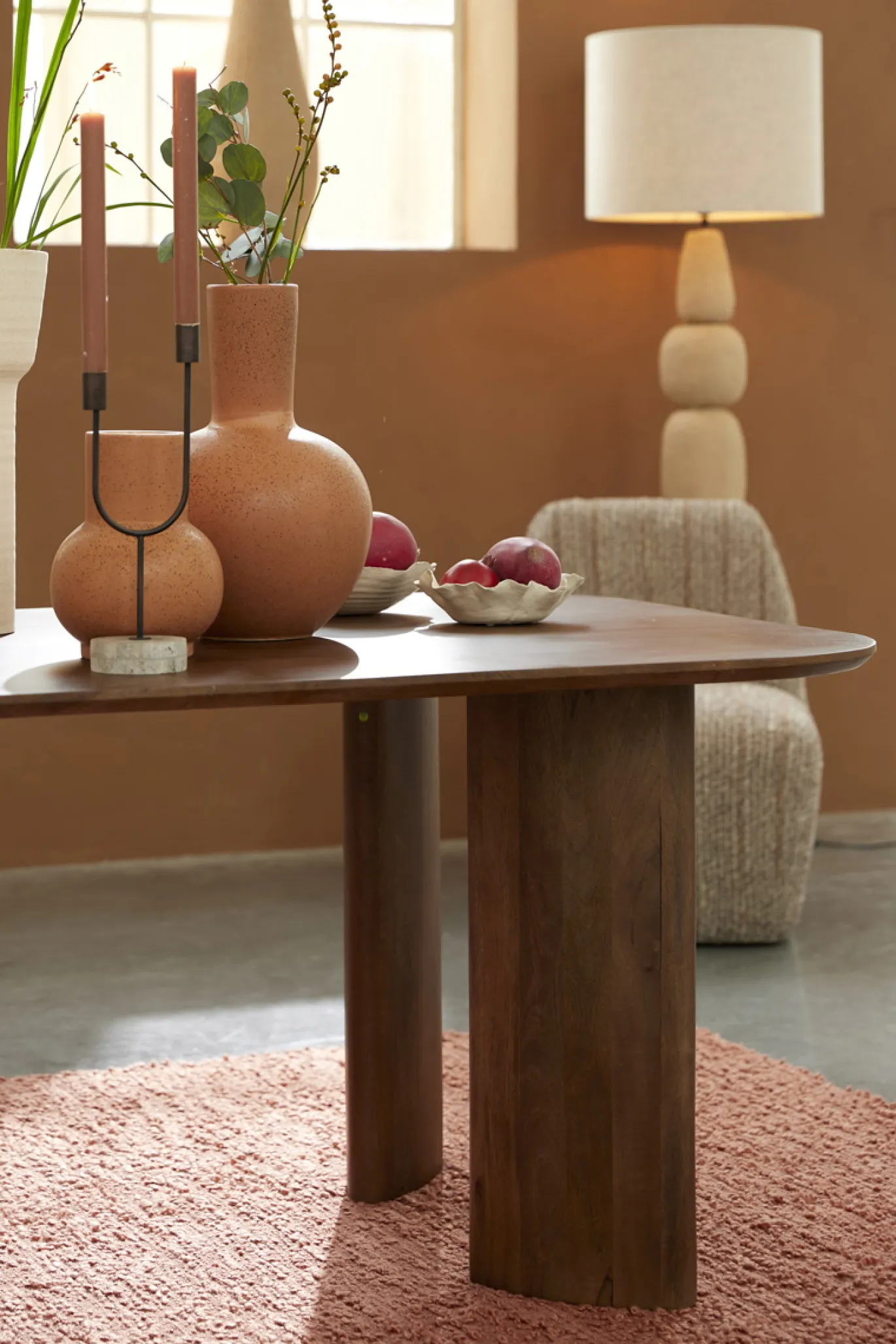 Light & Living Eettafel Aymara Walnoot 220cm
