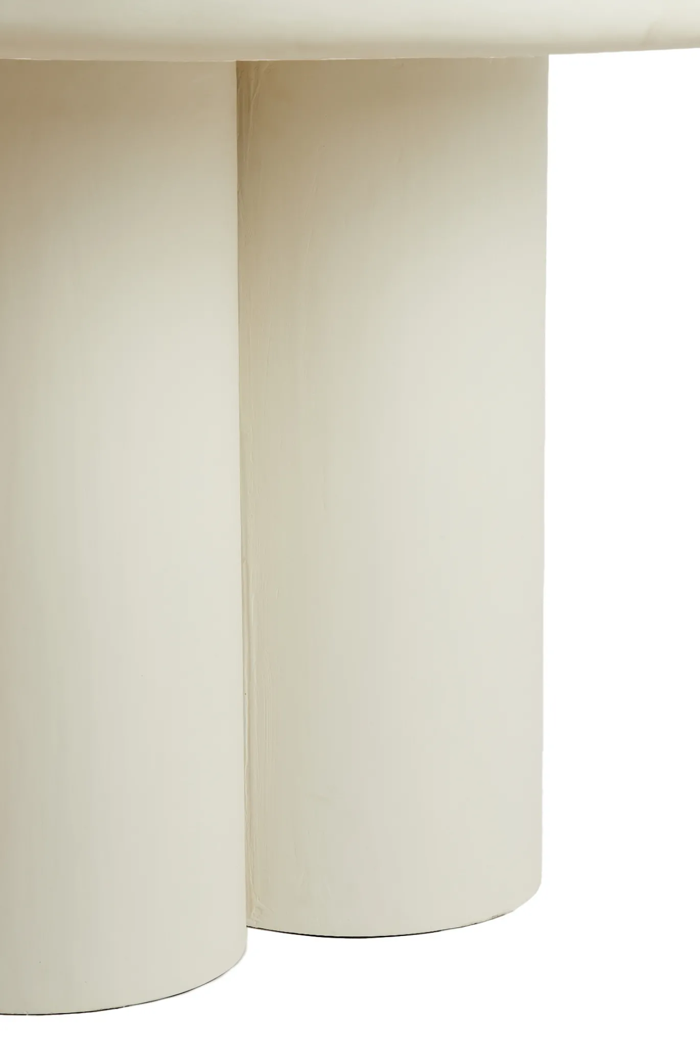 Light & Living Eettafel Mizuho Crème Ø130cm