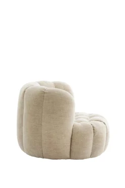 Light & Living Fauteuil Amara Crème