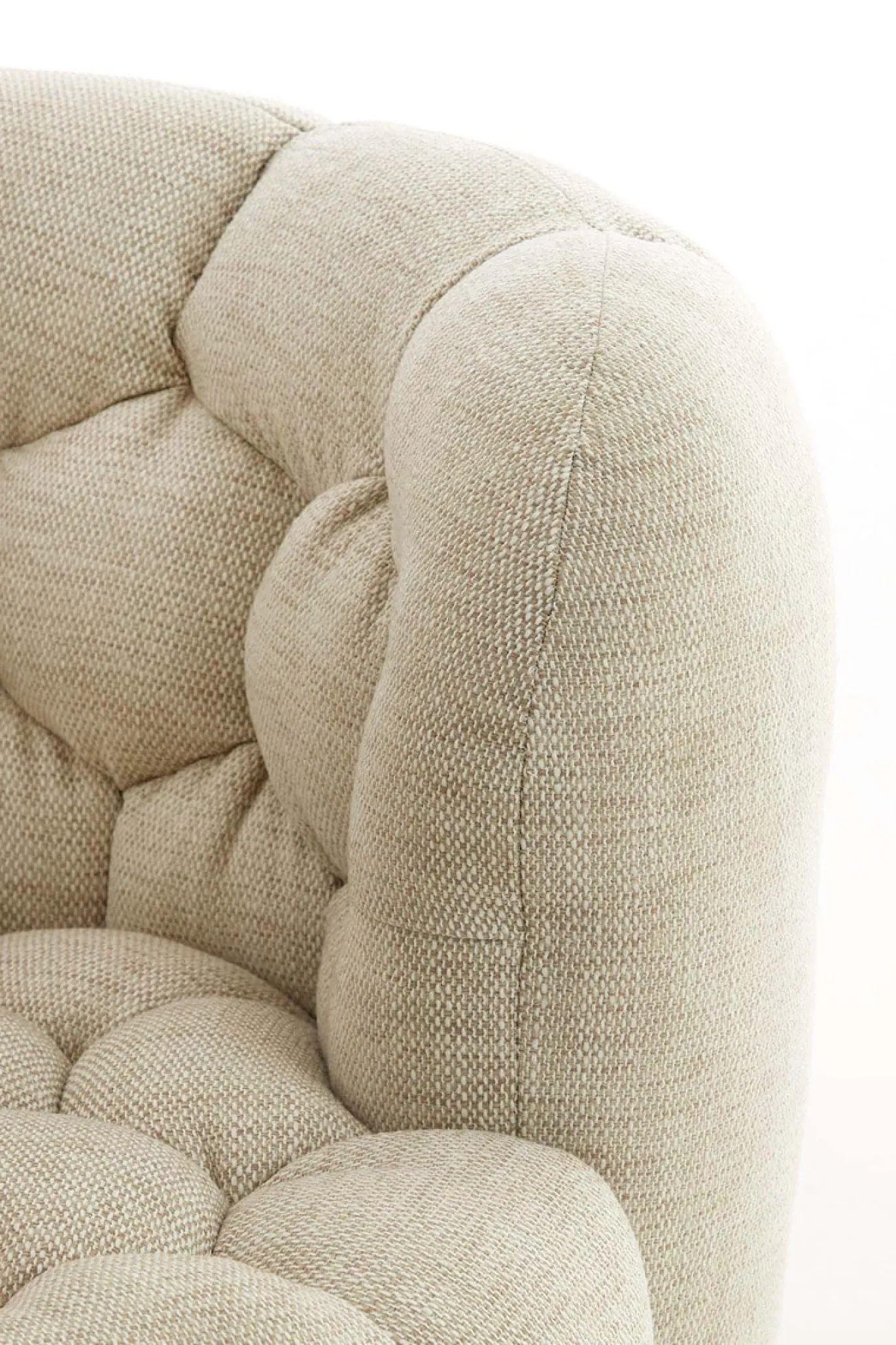 Light & Living Fauteuil Amara Crème
