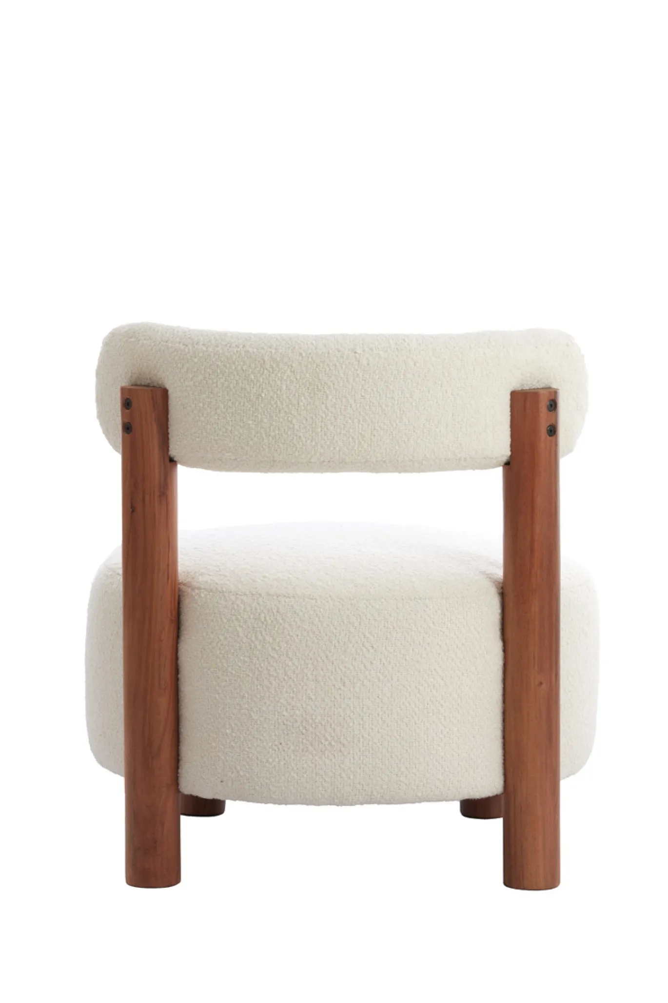 Light & Living Fauteuil Ferentino Bouclé Crème