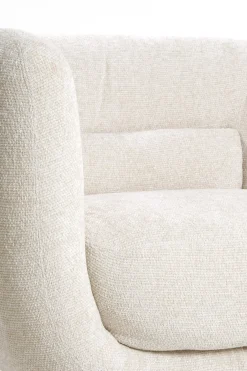 Light & Living Fauteuil Kialy Crème