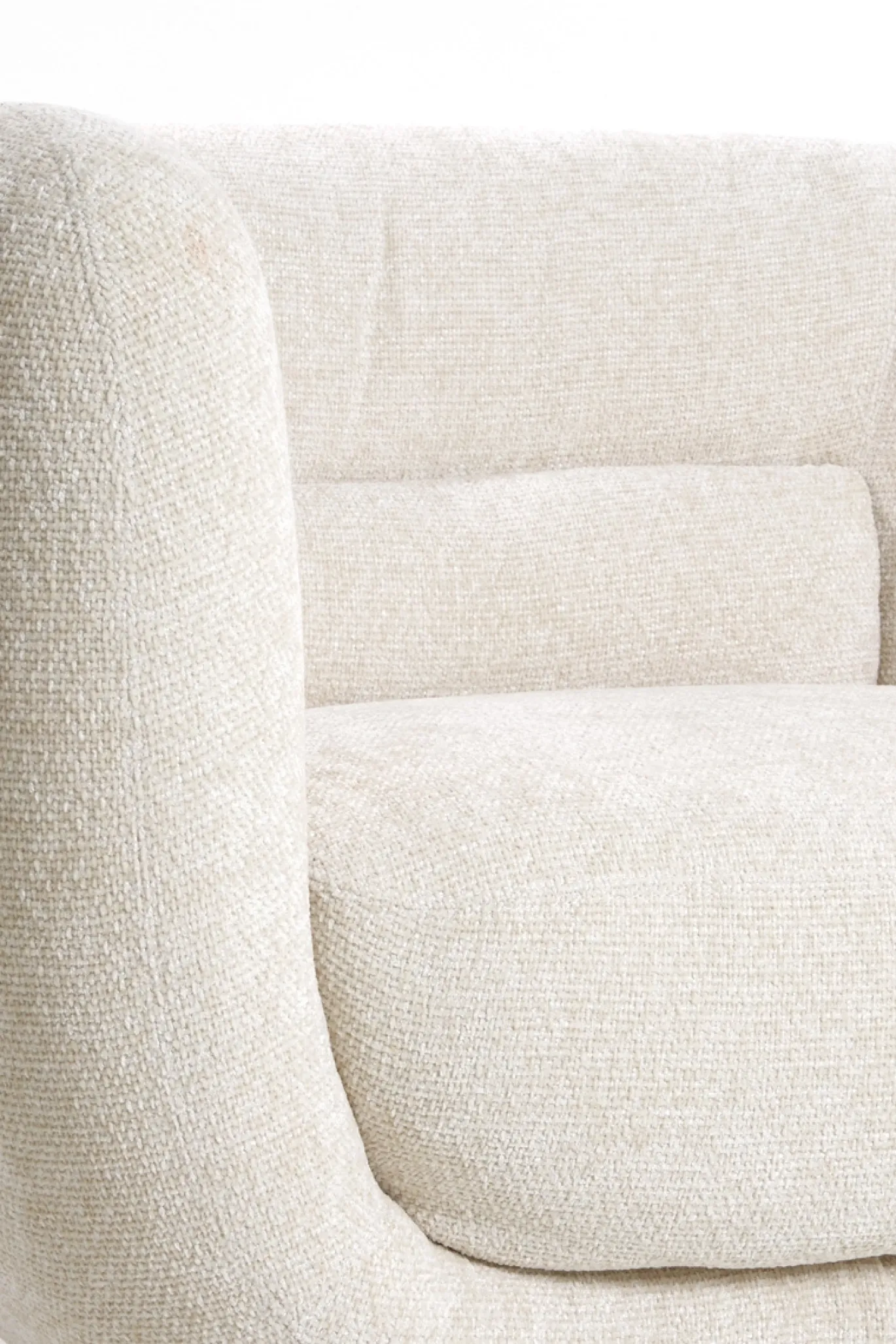 Light & Living Fauteuil Kialy Crème