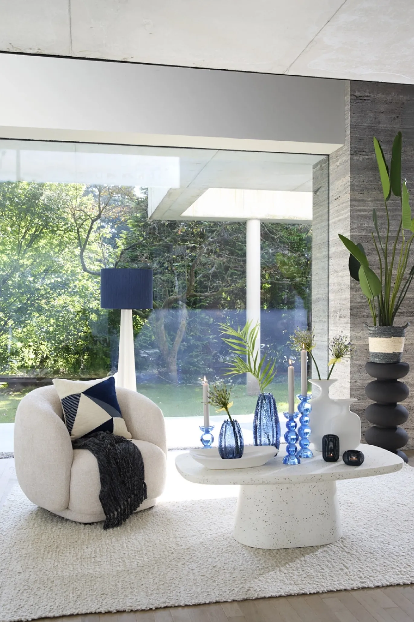 Light & Living Fauteuil Ovito Crème