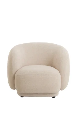 Light & Living Fauteuil Ovito Crème