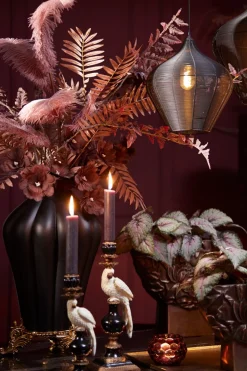 Light & Living Hanglamp Alvaro Mat Zwart Ø27cm