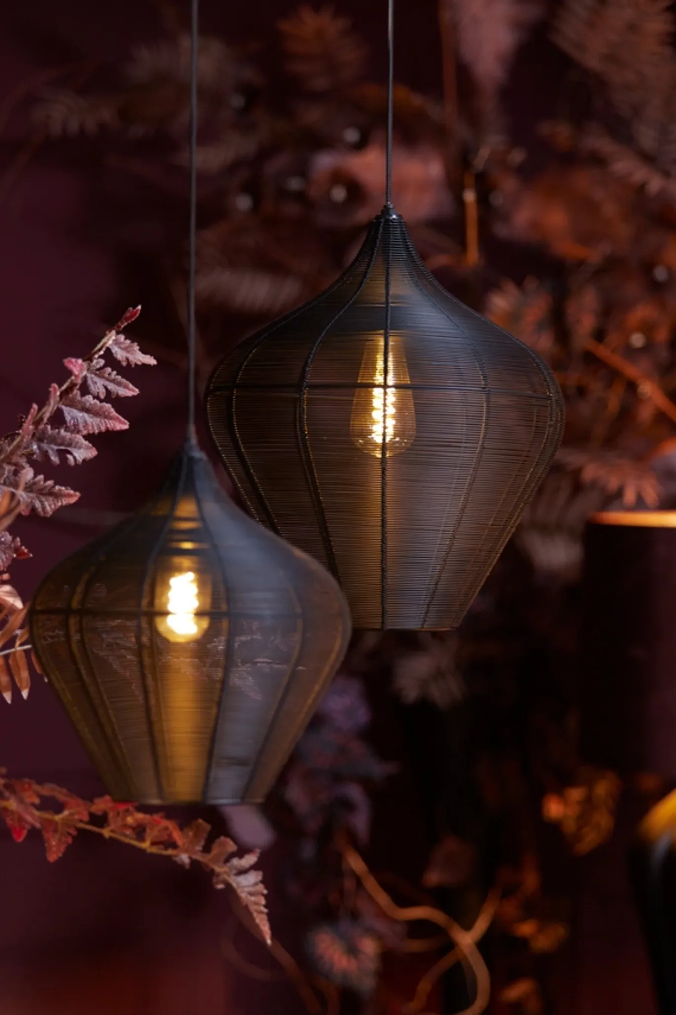 Light & Living Hanglamp Alvaro Mat Zwart Ø27cm