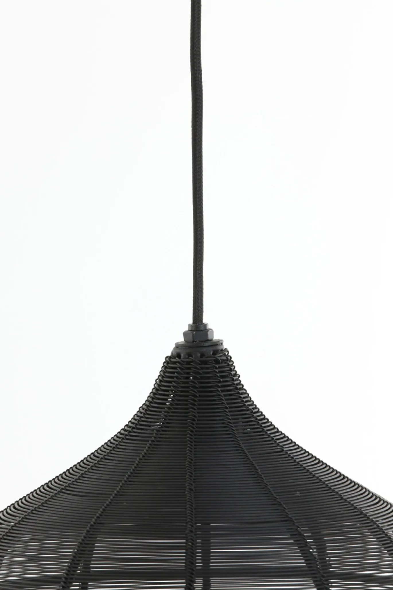 Light & Living Hanglamp Alvaro Mat Zwart Ø27cm