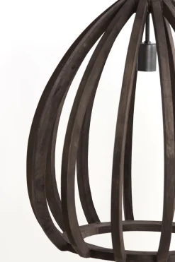 Light & Living Hanglamp Barsia Mangohout Donkerbruin Ø50cm