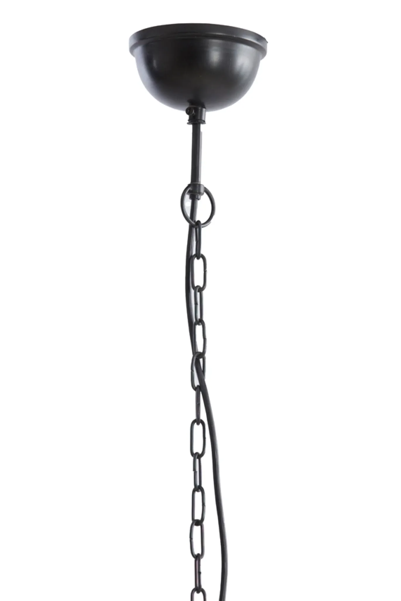 Light & Living Hanglamp Barsia Mangohout Donkerbruin Ø50cm
