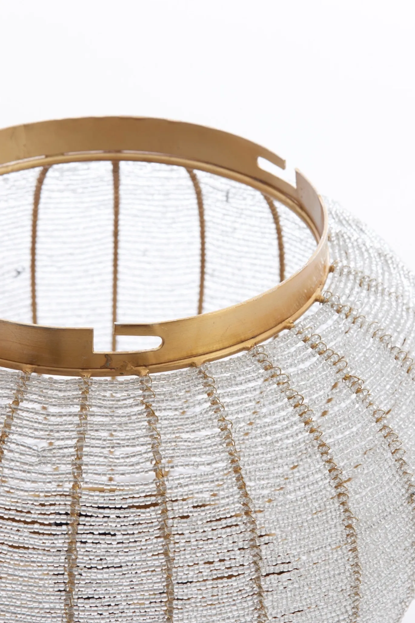 Light & Living Hanglamp Cetara Kralen Zilver/Brons Ø26cm