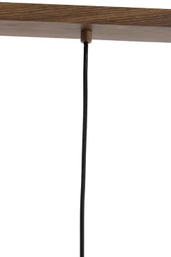 Light & Living Hanglamp Dania 3-Lichts Donkerbruin/Crème