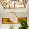 Light & Living Hanglamp Dania 3-Lichts Naturel/Crème