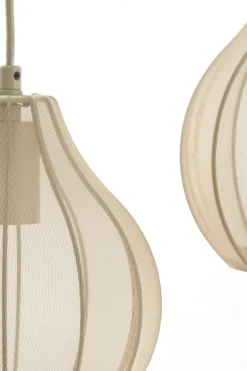 Light & Living Hanglamp Elati 5-Lichts Zand 100cm