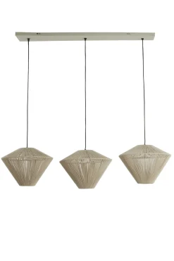 Light & Living Hanglamp Felida 3-Lichts Crème