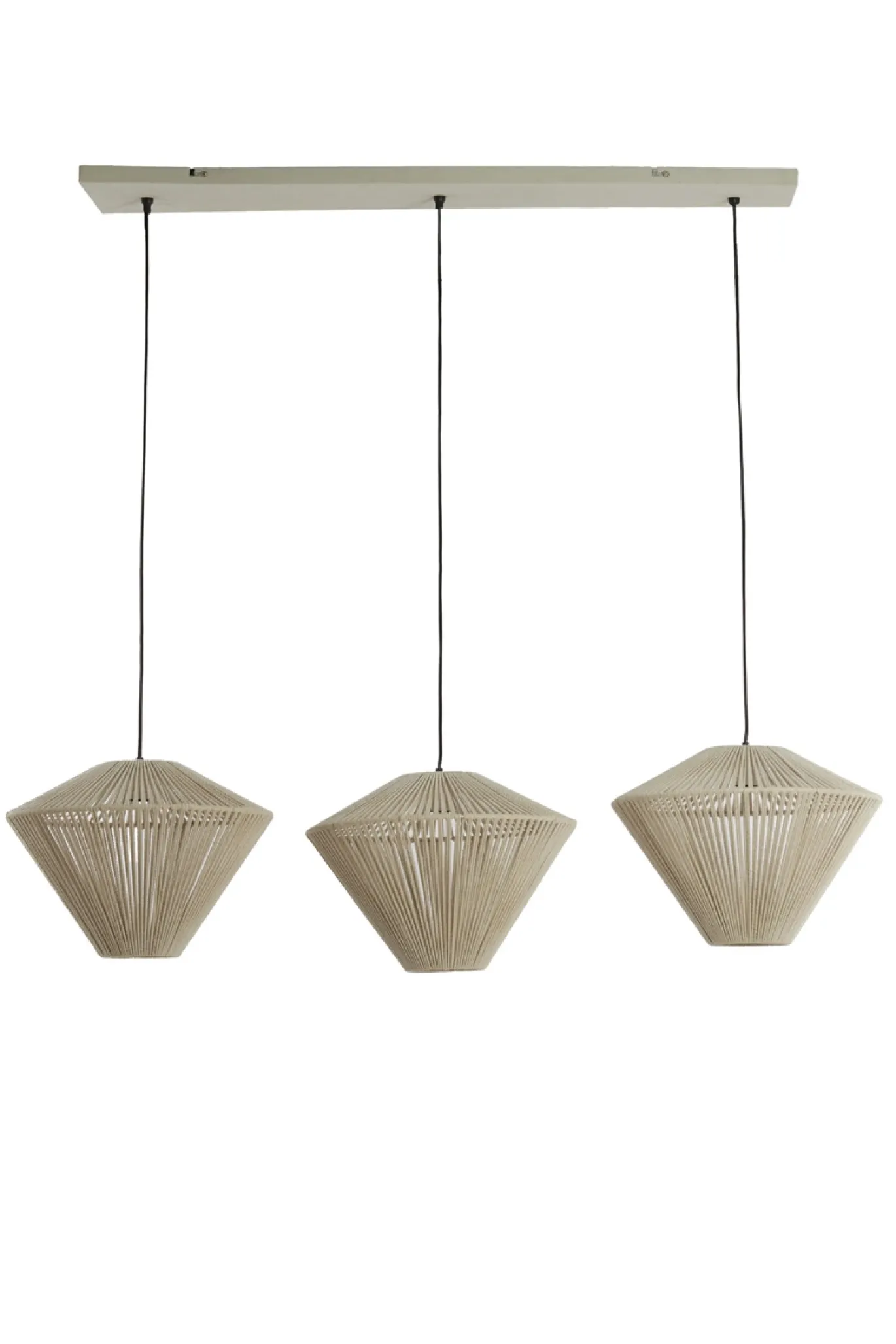 Light & Living Hanglamp Felida 3-Lichts Crème