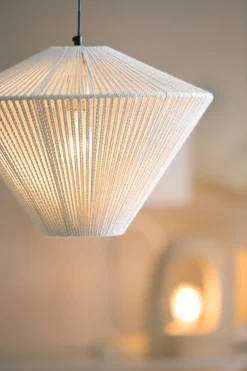 Light & Living Hanglamp Felida Crème Ø42cm