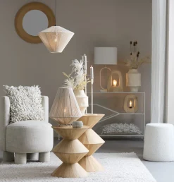 Light & Living Hanglamp Felida Crème Ø42cm