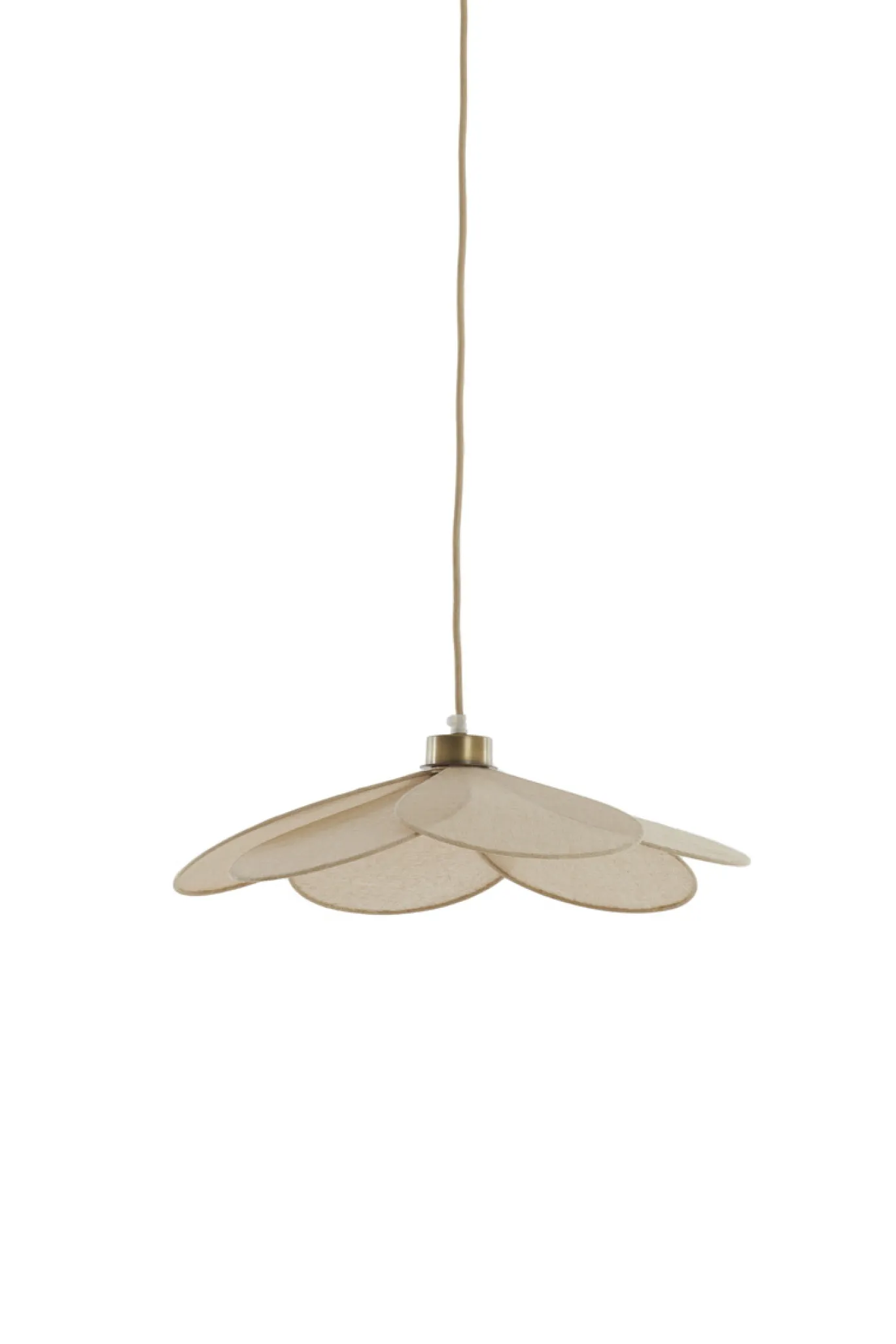 Light & Living Hanglamp Fyano Zand Ø46cm