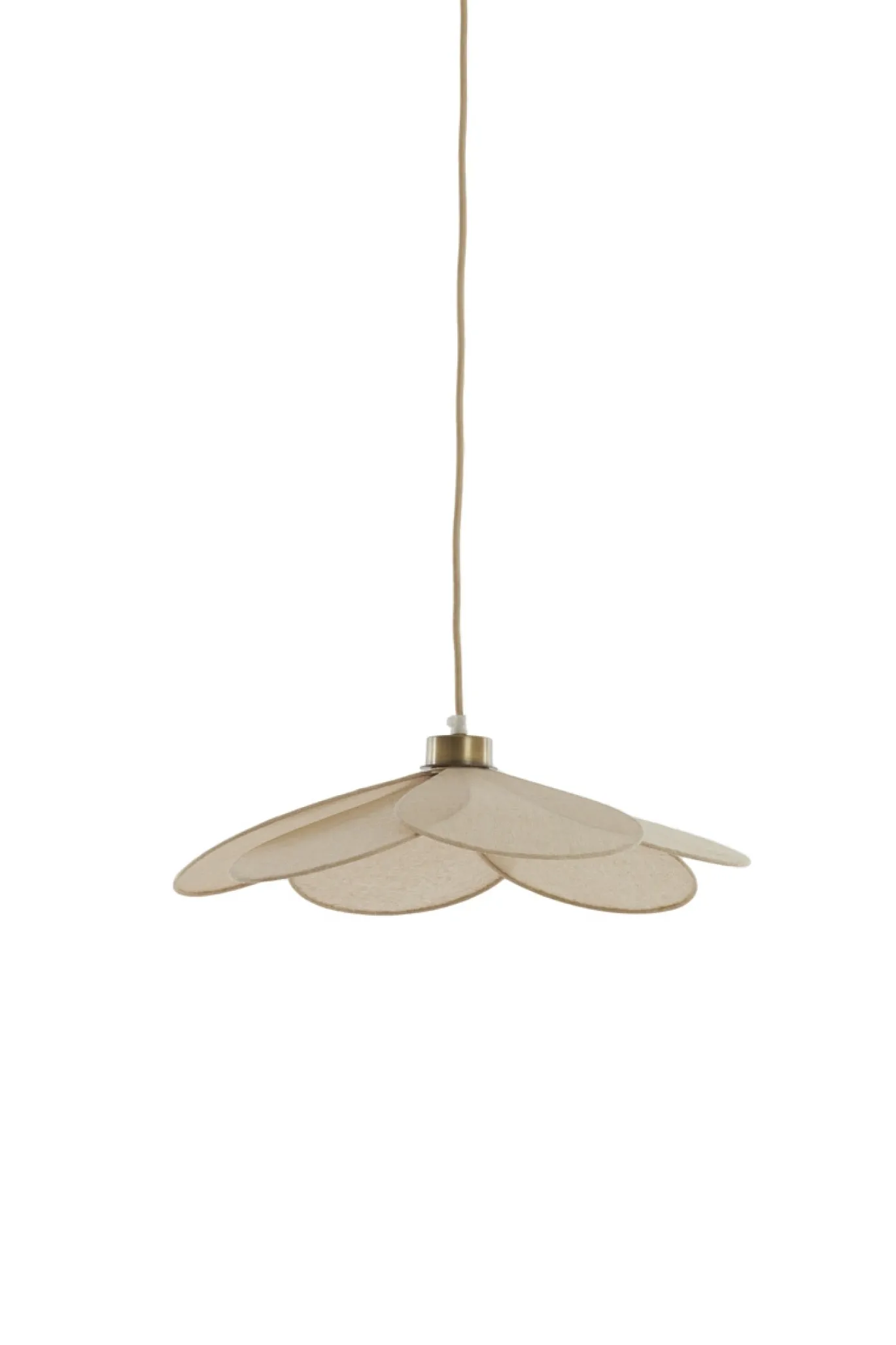 Light & Living Hanglamp Fyano Zand Ø46cm