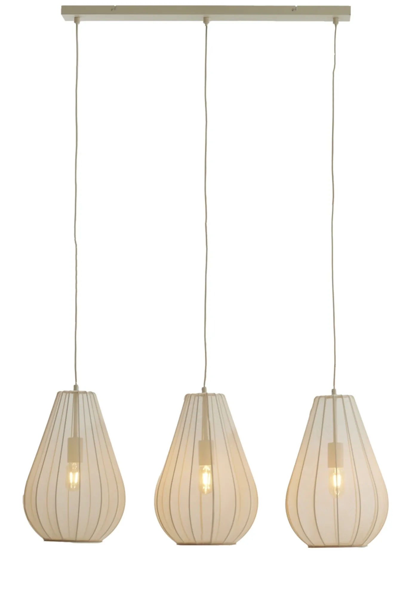 Light & Living Hanglamp Itela 3-Lichts Zand 80cm