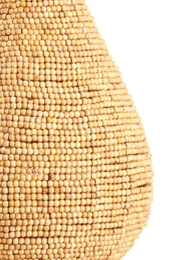 Light & Living Hanglamp Kabinda Kralen Naturel Ø31cm