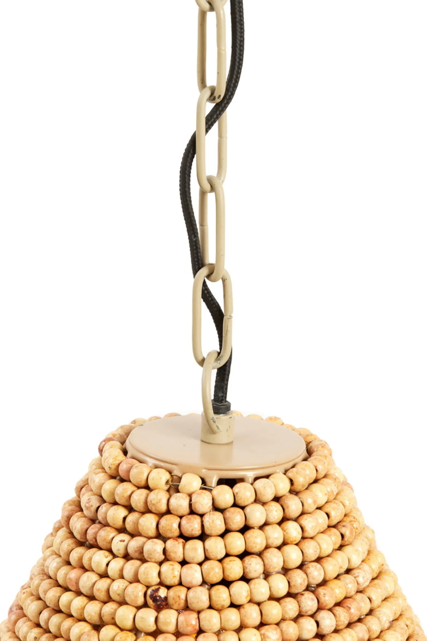 Light & Living Hanglamp Kabinda Kralen Naturel Ø31cm