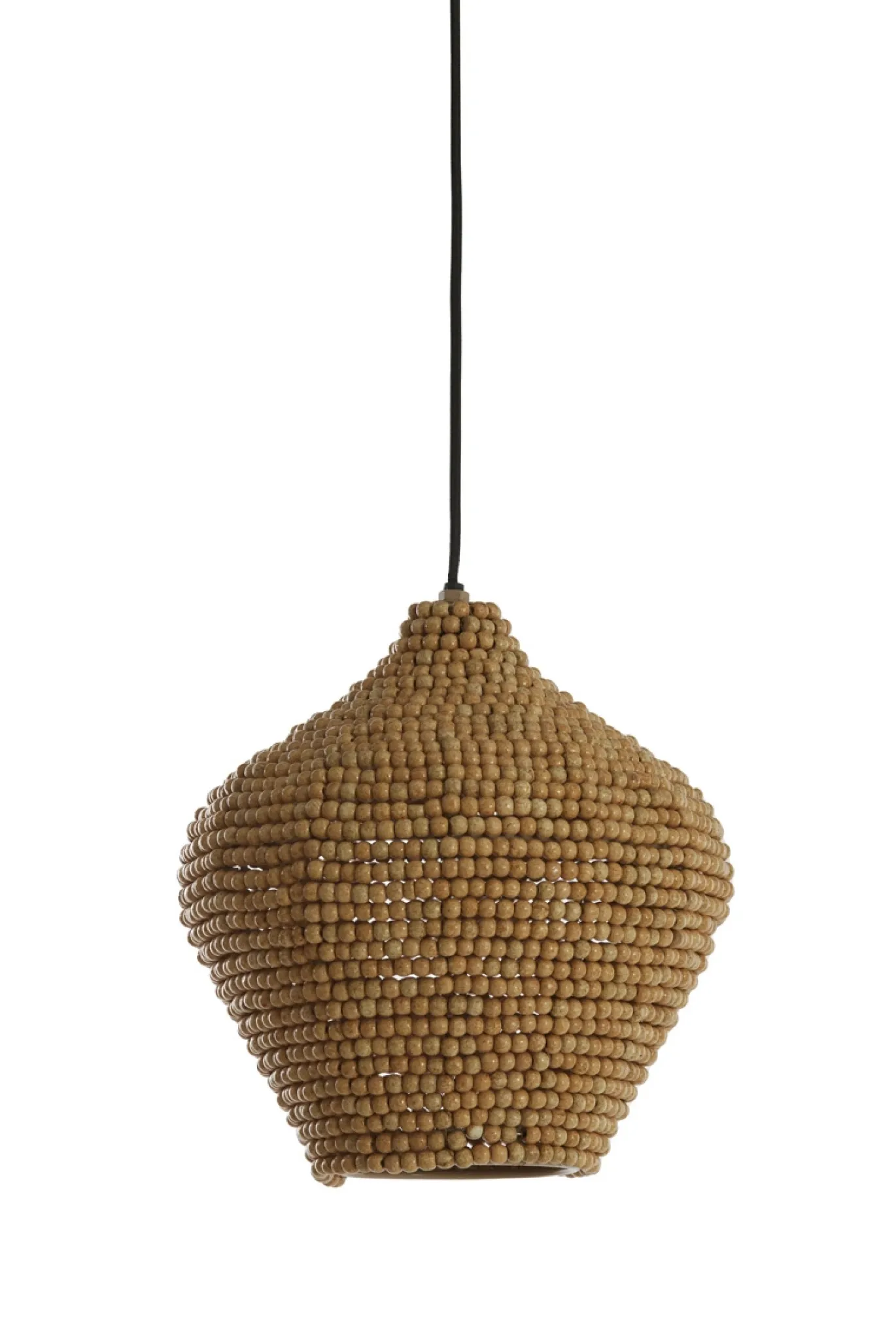 Light & Living Hanglamp Kalenga Kralen Naturel Ø28cm