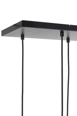 Light & Living Hanglamp 10-Lichts Rakel Antiek Brons/Smoke Glas 124cm
