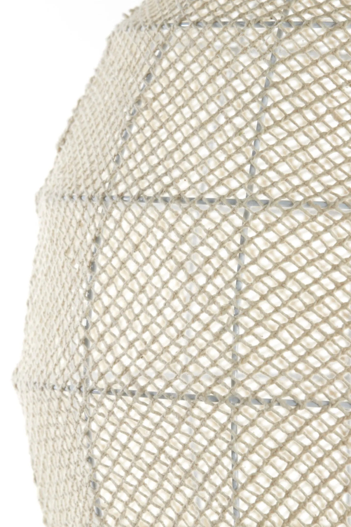 Light & Living Hanglamp Makassar Crème Ø42cm